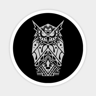 OWL POLYNESIAN ARTWORK Magnet